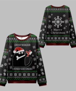2025 Christmas Bone Thief Catmas Ugly Sweater  