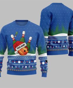 2025 Christmas Bowling Ball Ugly Christmas Sweater  