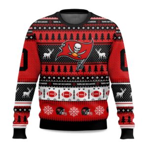 2025 Christmas Buccaneers Personalized Ugly Sweater