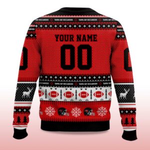 Alternative view of 2025 Christmas Buccaneers Personalized Ugly Sweater