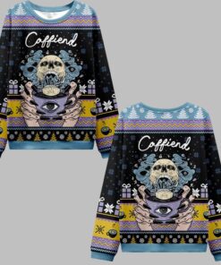 2025 Christmas Caffiend Ugly Christmas Sweater  