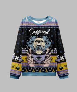Alternative view of 2025 Christmas Caffiend Ugly Christmas Sweater  