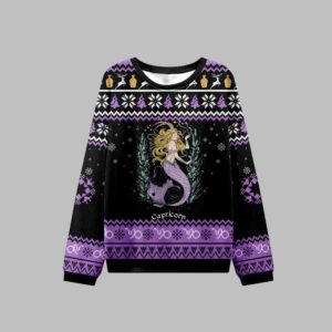 Alternative view of 2025 Christmas Capricorn Zodiac Ugly Christmas Sweater - Grishko.com