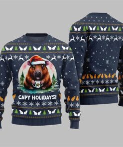 Alternative view of 2025 Christmas Capy Holidays Ugly Sweater  