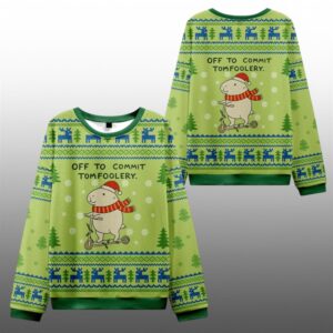2025 Christmas Capybara Is Ready To Do Something Bad Ugly Sweater - Grishko.com
