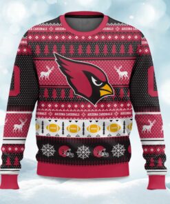 2025 Christmas Cardinals Personalized Ugly Sweater