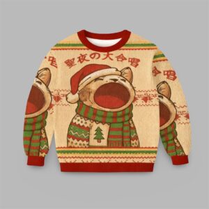 2025 Christmas Cat Cantata Christmas Ugly Sweater - Grishko.com