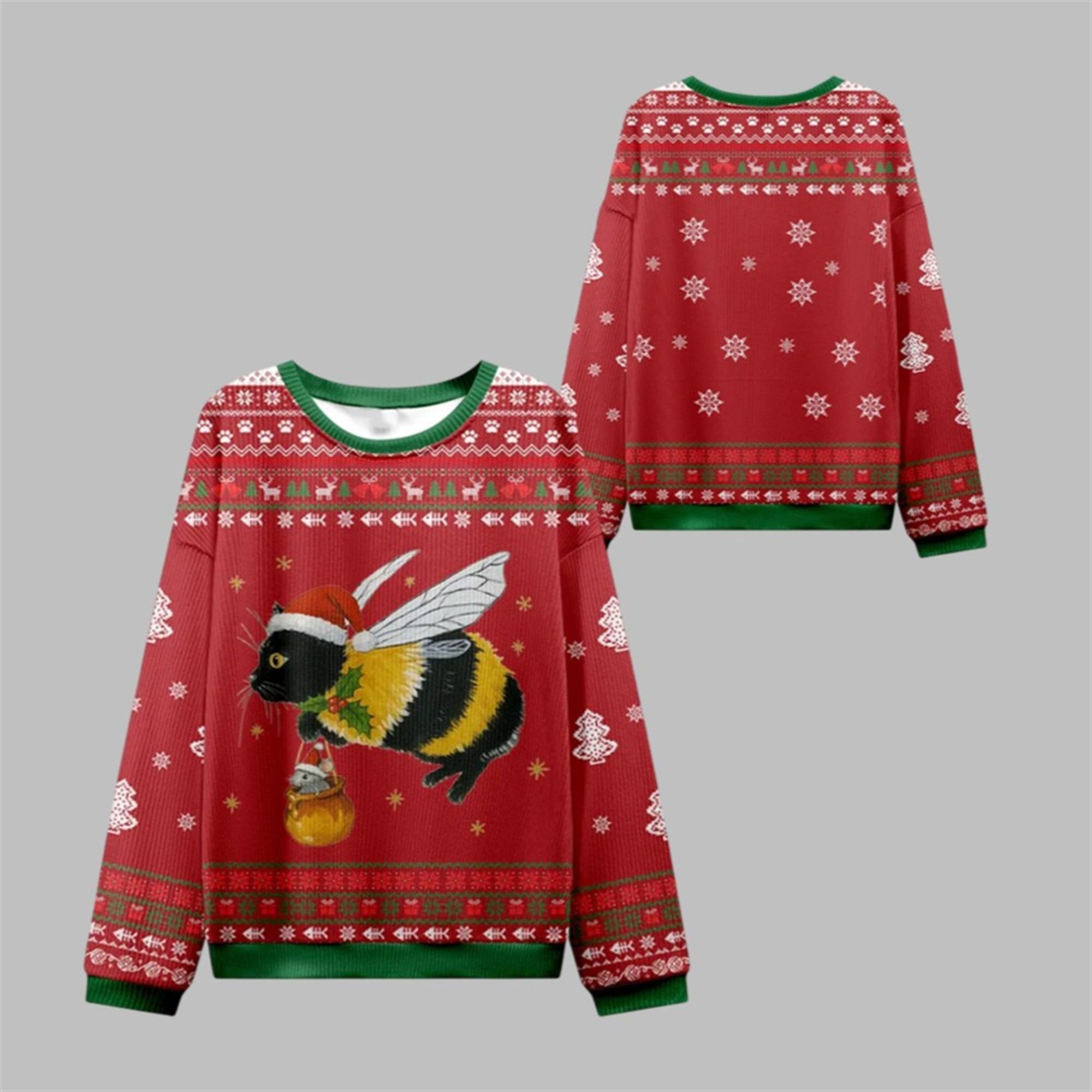2025 Christmas Catbee Ugly Christmas Sweater - Grishko.com