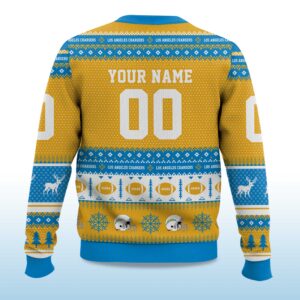 Alternative view of 2025 Christmas Chargers Personalized Ugly Sweater