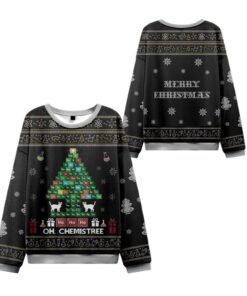Alternative view of 2025 Christmas Chemical Element Christmas Ugly Sweater  