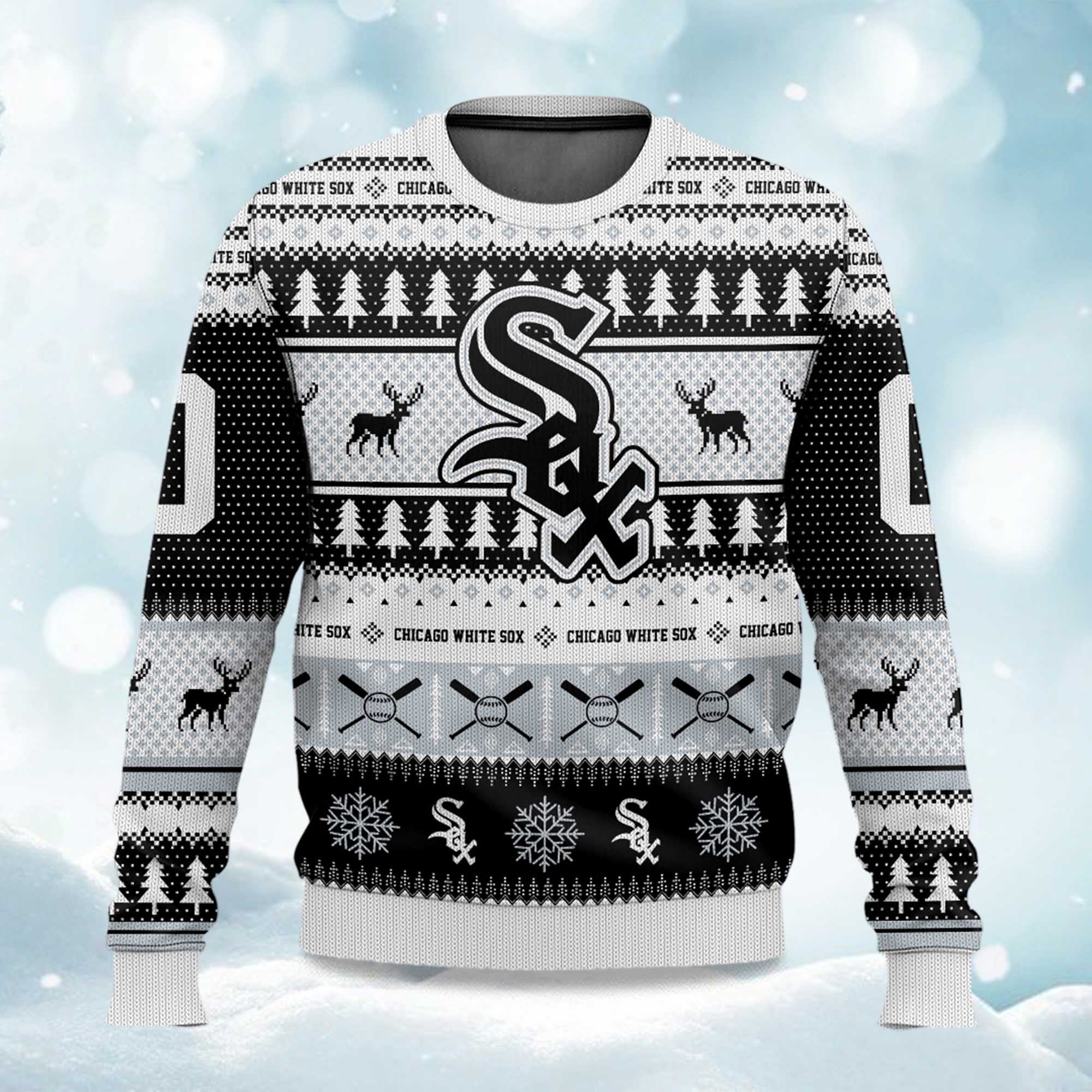 2025 Christmas Chicago White Sox Personalized Ugly Sweater