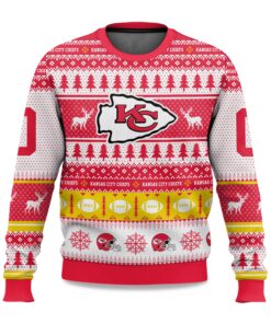 2025 Christmas Chiefs Personalized Ugly Sweater