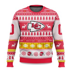 2025 Christmas Chiefs Personalized Ugly Sweater