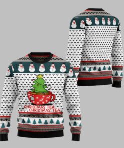 2025 Christmas Christmas Tea Christmas Tea Ugly Christmas Sweater  