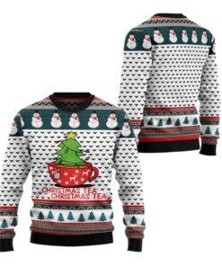 Alternative view of 2025 Christmas Christmas Tea Christmas Tea Ugly Christmas Sweater  