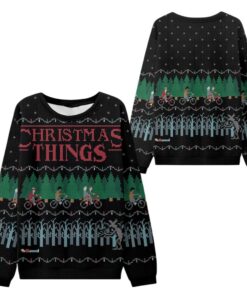 Alternative view of 2025 Christmas Christmas Things Ugly Sweater  
