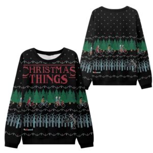 Alternative view of 2025 Christmas Christmas Things Ugly Sweater - Grishko.com