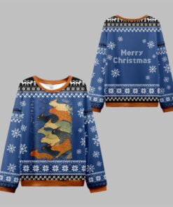 2025 Christmas Clawsome Ninja Ugly Sweater  