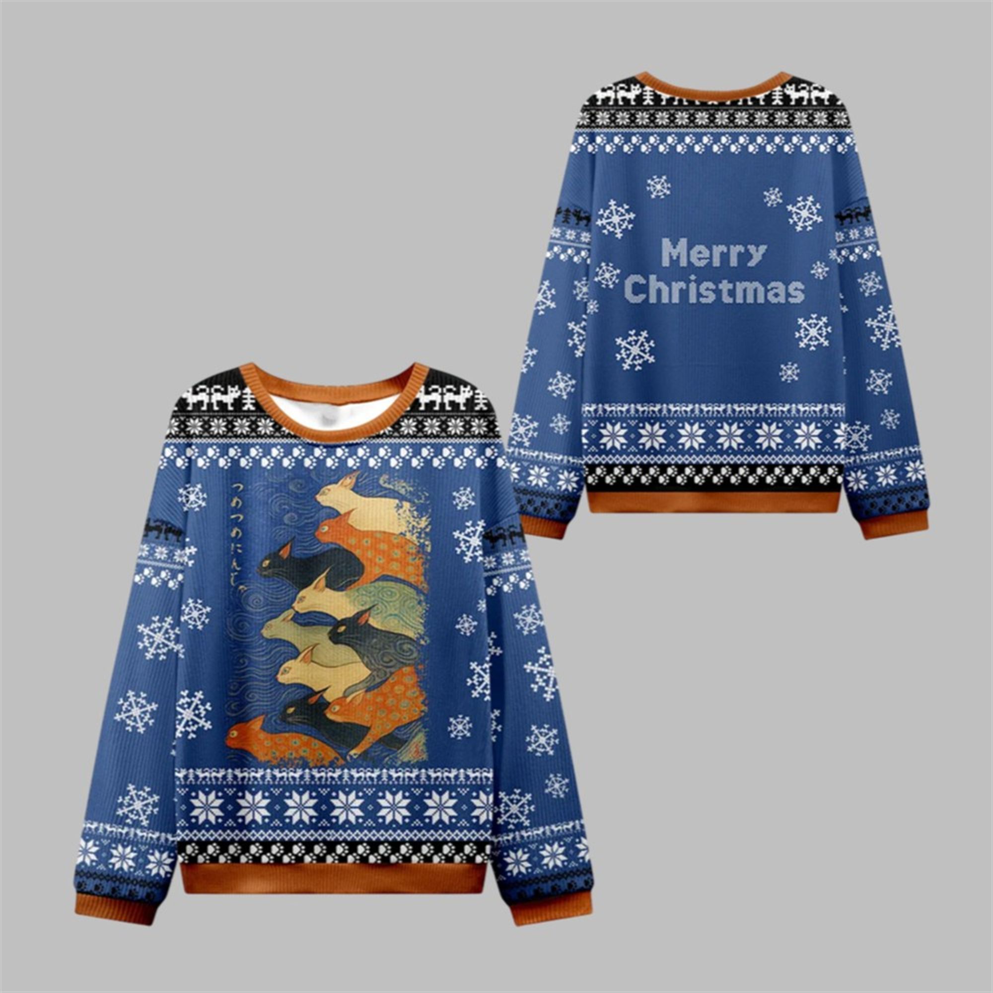 2025 Christmas Claw-some Ninja Ugly Sweater - Grishko.com