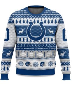 2025 Christmas Colts Personalized Ugly Sweater