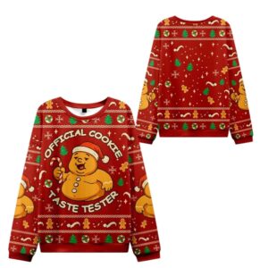 Alternative view of 2025 Christmas Cookie Tester Ugly Sweater - Grishko.com