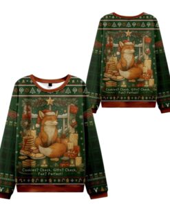 Alternative view of 2025 Christmas Cookies Candles and a Foxy Ugly Sweater  