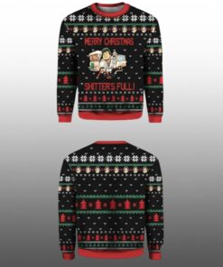 2025 Christmas Cousin Eddie Merry Christmas Shitters Full Ugly Sweater  