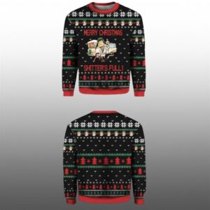 2025 Christmas Cousin Eddie Merry Christmas Shitters Full Ugly Sweater - Grishko.com