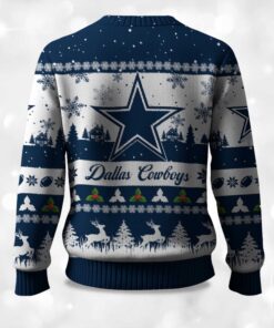 Alternative view of 2025 Christmas Cowboys Festive Reindeer & Tree Ugly Sweater