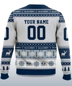 Alternative view of 2025 Christmas Cowboys Personalized Ugly Sweater