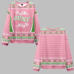 2025 Christmas Cunt Stars Ugly Christmas Sweater - Grishko.com