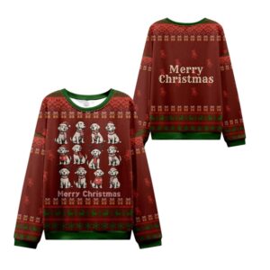 Alternative view of 2025 Christmas Cute Pet Dog Lover Ugly Sweater - Grishko.com