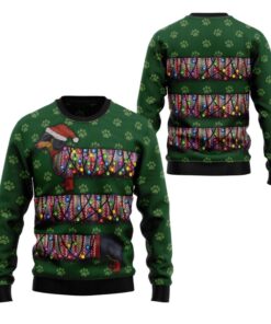 Alternative view of 2025 Christmas Dachshund Ugly Christmas Sweater  