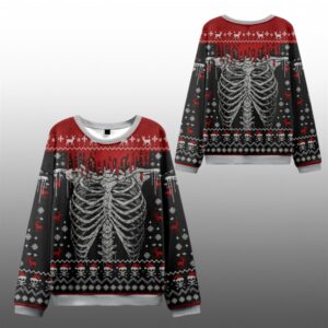 2025 Christmas Deadly Festive Vibes Ugly Sweater - Grishko.com