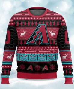 2025 Christmas Diamondbacks Personalized Ugly Sweater