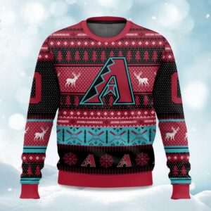 2025 Christmas Diamondbacks Personalized Ugly Sweater
