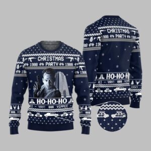 2025 Christmas Die Hard Party 1988 Ugly Christmas Sweater - Grishko.com