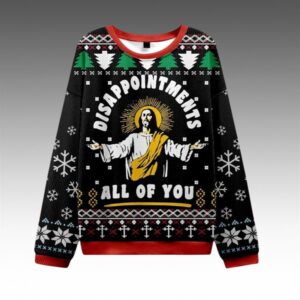 Alternative view of 2025 Christmas Disappointed In All Of You Shirt Ugly Sweater - Grishko.com