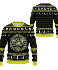 Alternative view of 2025 Christmas DnD Classes Ugly Christmas Sweater  