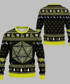 2025 Christmas DnD Classes Ugly Christmas Sweater  