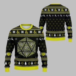 2025 Christmas DnD Classes Ugly Christmas Sweater - Grishko.com