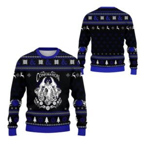 Alternative view of 2025 Christmas DnD Conjuration Ugly Christmas Sweater - Grishko.com