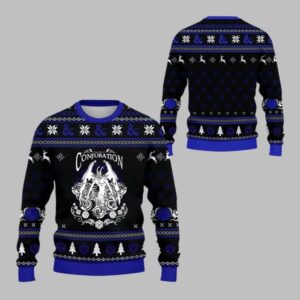 2025 Christmas DnD Conjuration Ugly Christmas Sweater - Grishko.com