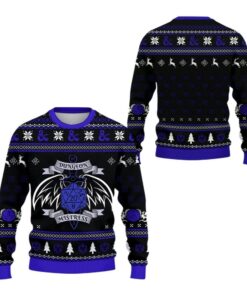 Alternative view of 2025 Christmas DND Dungeon Mistress Ugly Christmas Sweater  