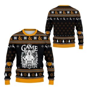 Alternative view of 2025 Christmas DnD Game Master Ugly Christmas Sweater - Grishko.com