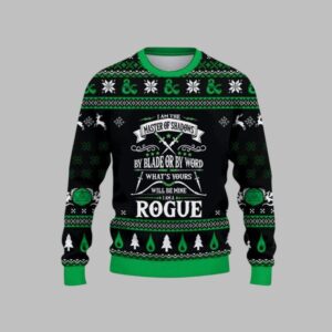 2025 Christmas DnD I Am The Master Of Shadows Ugly Christmas Sweater - Grishko.com