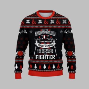 2025 Christmas DnD I am the Master of the Battlefield Ugly Sweater - Grishko.com