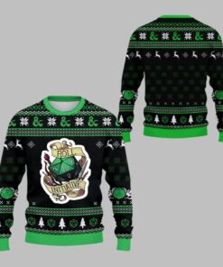 2025 Christmas DND Roll Initiative Ugly Sweater  