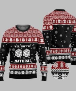 2025 Christmas DnD Yes Witches They're Natural Ugly Christmas Sweater  