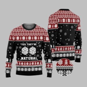 2025 Christmas DnD Yes Witches They're Natural Ugly Christmas Sweater - Grishko.com